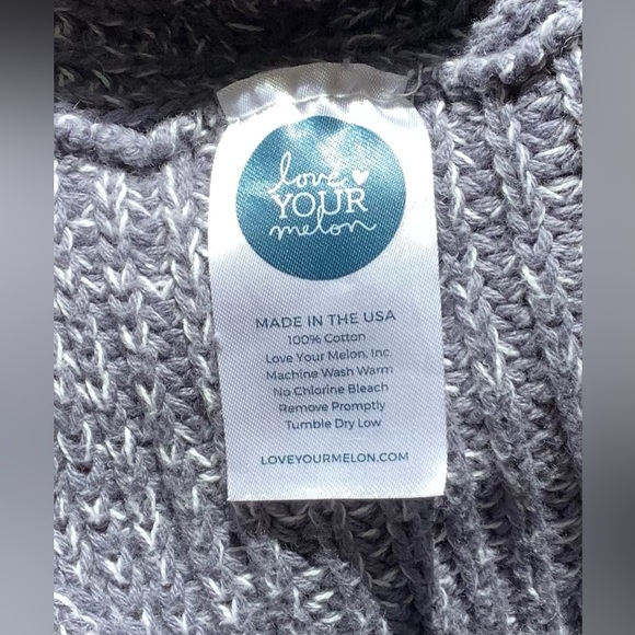 Love Your Melon Shawl Poncho - Picture 4 of 4